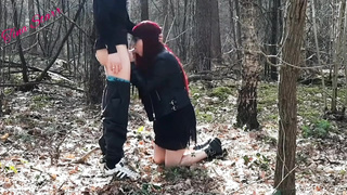 Tina Starr. Having joy in the forest, part 1