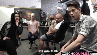 Raven, Rebecca and Sidra are in the mood to have fuckfest even while at work