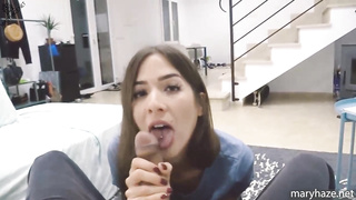 Splendid, German black-haired with diminutive cupcakes is opening up her gams broad open and getting banged rock hard