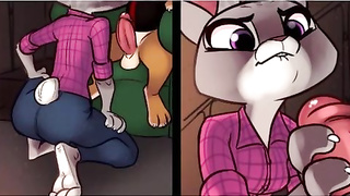 Finnick and Judy from Zootopia are nailing all night long and luving it a plenty of