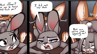 Finnick and Judy from Zootopia are nailing all night long and luving it a plenty of