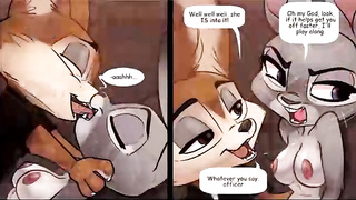 Finnick and Judy from Zootopia are nailing all night long and luving it a plenty of