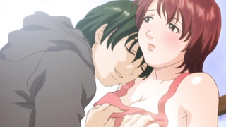 Sex Addict COUGAR sneakily fellates virile youngboy in front of the cooking class she's training