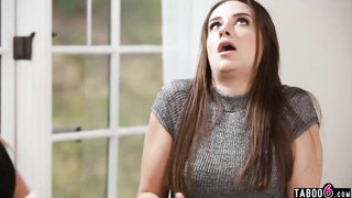 Whorey stunner is providing fuckfest lessons to her step- bro and training him to please femmes