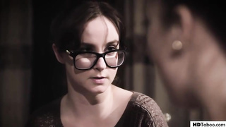 Buxomy towheaded is pounding a married boy in front of his wifey, late at night