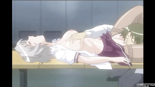 Super-Naughty Anime Porn lady is throating a rock firm pipe and getting it from the back