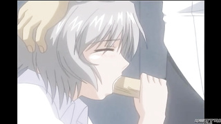 Super-Naughty Anime Porn lady is throating a rock firm pipe and getting it from the back