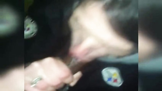 Black boy is getting a deep deep throat from a random person and luving it a plenty of