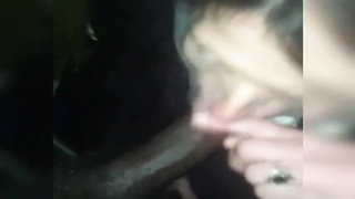 Black boy is getting a deep deep throat from a random person and luving it a plenty of