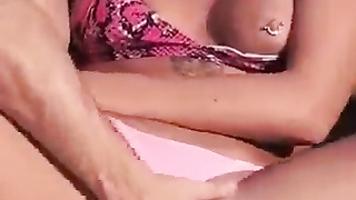 WhiskeyCakes gets fingered and eaten out in public on boat