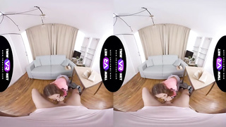 Paris Devine is doing everything she can think of to sate a guy in a VR sesh