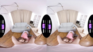 Paris Devine is doing everything she can think of to sate a guy in a VR sesh