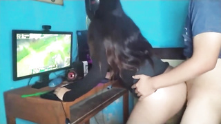 My step-brother romps me while I'm frolicking LoL.