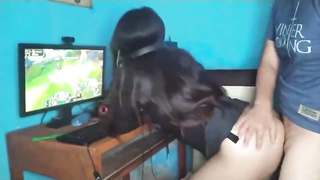 My step-brother romps me while I'm frolicking LoL.