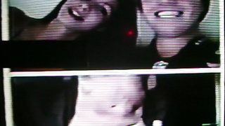 Horny College girl admires my dirty hot show (+ sound )