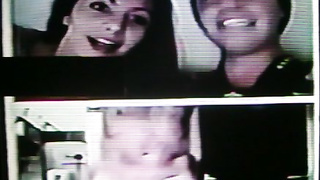 Horny College girl admires my dirty hot show (+ sound )