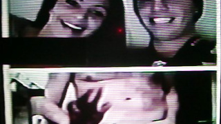 Horny College girl admires my dirty hot show (+ sound )