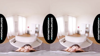 Saucy teenage dark haired is doing everything her sir requests, because she wants to sate him