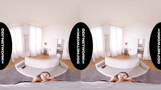 Saucy teenage dark haired is doing everything her sir requests, because she wants to sate him