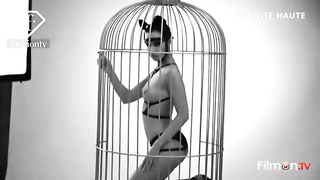 Uber-Cute ladies are posing in front of the camera in softcore undergarments and fantastic clothes