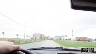 Ultra-Cute, unexperienced ash-blonde is always in the mood to have orgy with a random dude