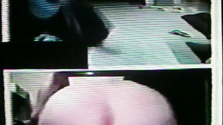 Horny College girl adds her ass & tits to my hot show (+ sound )