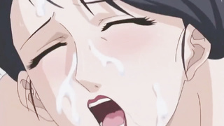 Glorious kimono-clothed mummy-in-law COUGAR gets DOUBLE PENETRATION by 2 beefy gardeners with her spouse's skill