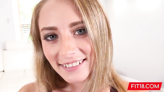 Fit light-haired, Kyler Quinn is about to get downright nude and have hook-up until she finishes off