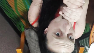 First-Timer honey is providing a grubby dt to a black fellow, in front of the camera