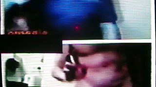 Horny College girl adds her ass & tits to my hot show (+ sound )