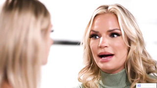 Smoking sizzling mother is having tons of joy with her step- daughter-in-law, in the guest room