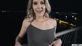 Astounding towheaded stunner is inhaling her finest buddy's XXL salami, before railing it like a professional