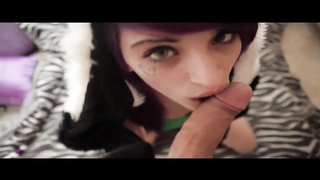 Tempting unexperienced black-haired is getting ravaged from the back, in the middle of the day