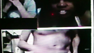 2 horny College girls, Black & White, watch with dirty delight (+ sound )