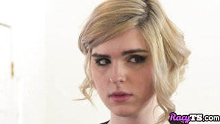 Tattooed tgirl blowing her man before fucking bare