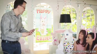 2 supah nasty honeys are impatient to have fuck-a-thon with one stud, during his b-day soiree