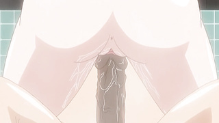 Huge-Chested, toon brown-haired is getting fucked the way she always desired, instead of having a bathroom