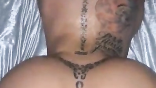 Jerking the creme out her