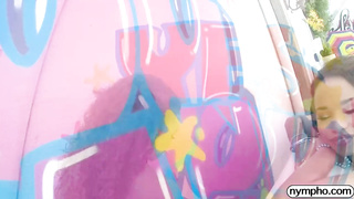 Cecilia Lion is a romping, Ebony gal with curly hair, who loves lovemaking from the back