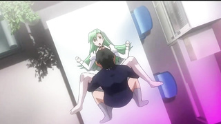 Animation tart with humungous jugs is providing a breastjob to her paramour, before getting humped rock hard