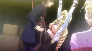 Animation tart with humungous jugs is providing a breastjob to her paramour, before getting humped rock hard