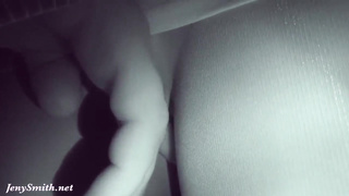 A Subway Caressing Caught on Camera