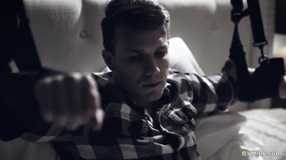 Kit Mercer Gives Helping Arm To Her Son