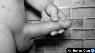 I didn't wank for month jizz-shotgun erupts nectar like a volcano I concluded sans help of my mitts