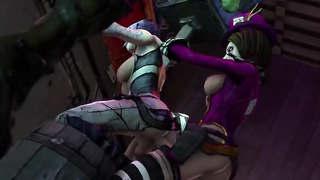 Agatha Vega is a promiscuous assistant who luvs to have buttfuck orgy with Christian Clay