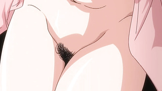 Buxom, Manga Porn lady with crimson hair is about to get geysers of jizm all over her face