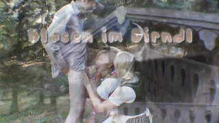 Round German dolls are about to paw their honeypots and fellate a rock firm manhood