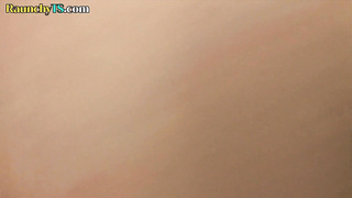 Trans babe fucking her man before sucking cock