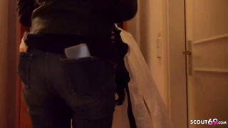 German nymph is having casual assfucking fuckfest with a married fellow she has recently encountered