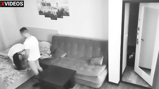 Russian boy is drilling his greatest buddy's wifey not knowing about a covert camera in their home